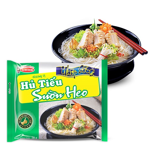 Thùng hủ tiếu Nhịp sống Acecook (30 gói x 70g)