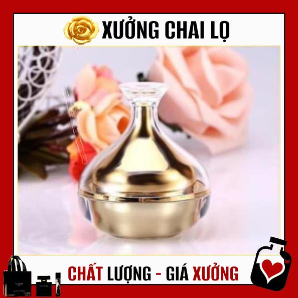 Hủ Đựng Kem ❤ TOP GIÁ RẺ ❤ Hũ chiết kem Chóp Vàng 10g đựng mỹ phẩm , phụ kiện du lịch