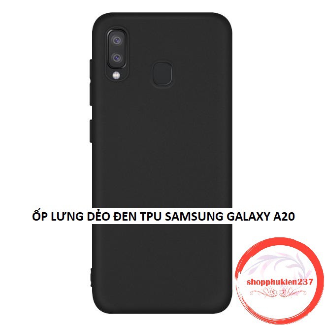 [Freeship toàn quốc từ 50k] Ốp Dẻo Đen Samsung Galaxy A20 , A30 Ốp Dẻo TPu Đen Cao Cấp
