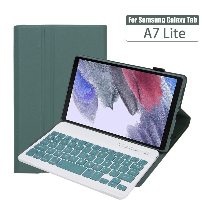 Ốp Máy Tính Bảng Nam Châm Kèm Bàn Phím Bluetooth Cho Samsung Galaxy Tab A7 lite 2021 8.7 inch SM-T220 SM-T225