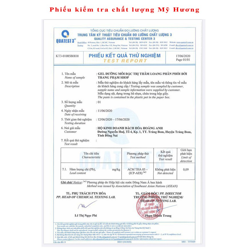 DƯỠNG MÔI THÂM LOANG MỸ HƯƠNG