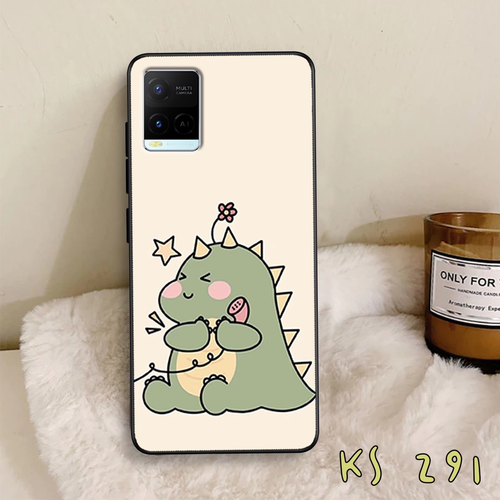 Ốp lưng Vivo Y21 - Vivo Y21s - Vivo Y33s - Ốp in hình khủng long,dinosaur dễ thương