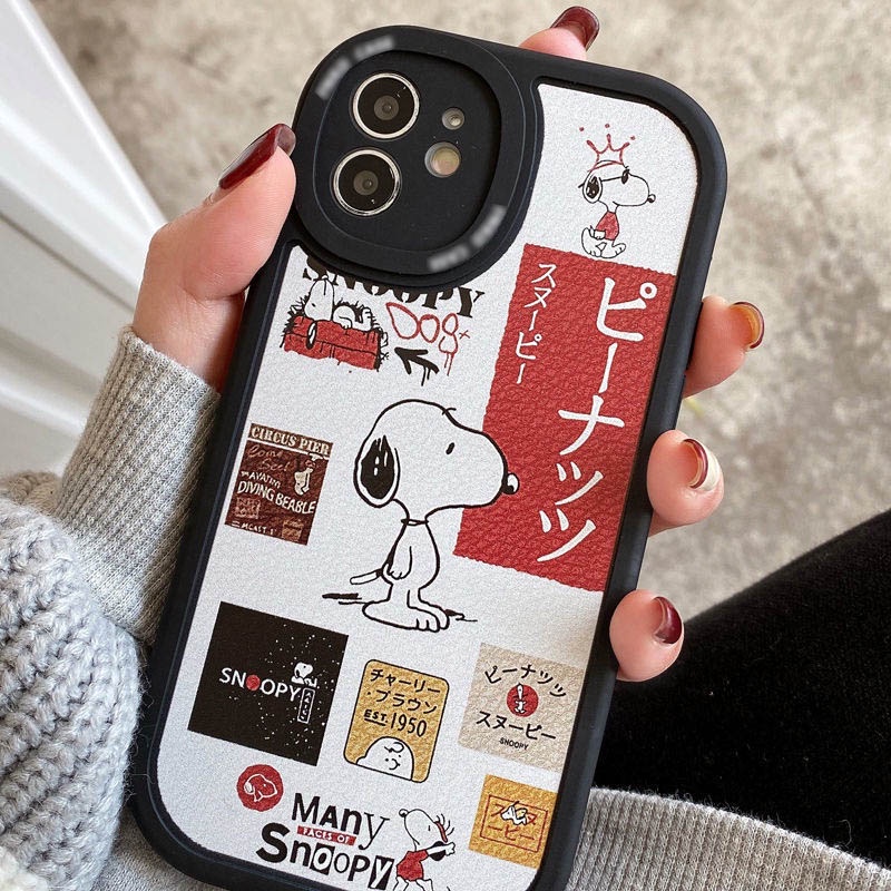 Ốp Điện Thoại Hình Cún Dễ Thương Cho IPhone 12 13 11 Pro Max X Xs Max Xr 7 8 Plus