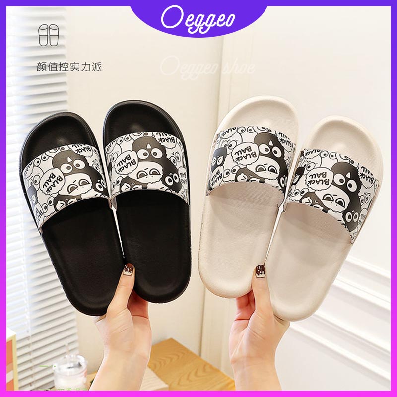 Oeggeo Dép Xỏ Ngón Đế Mềm Họa Tiết Hoạt Hình Cho Nam Và Nữ