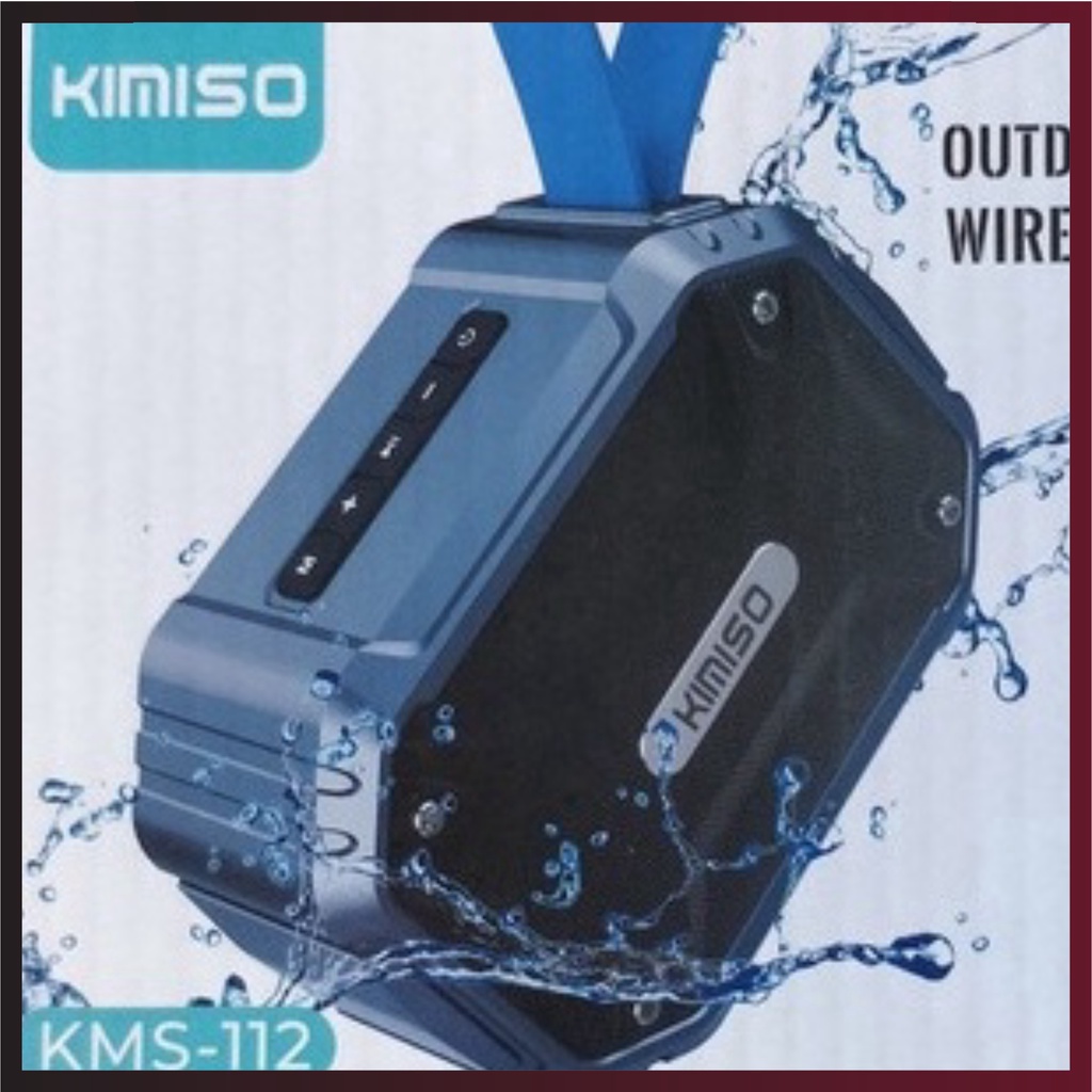 Loa bluetooth mini KIMISO KMS112 loa không dây mini bluetooth chống nước đi mưa âm thanh cực tốt - SATOPA OFFICIAL