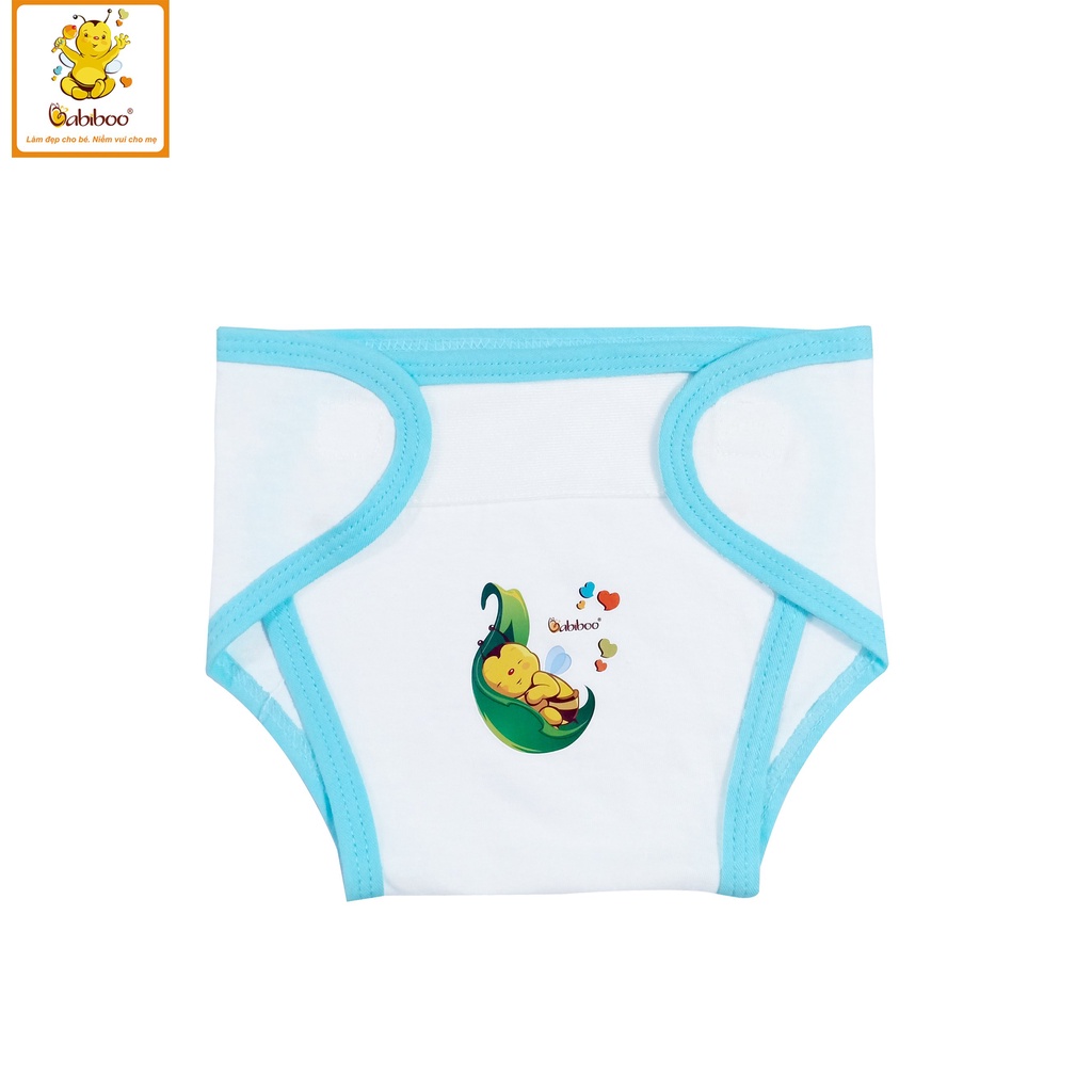 Tã vải dán cotton họa tiết dễ thương BABIBOO - BB82