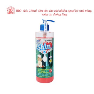 Sữa Tắm Bio Skin Dành Cho Chó - Đặc Trị Ve, Rận, Bọ Chét, Ghẻ & Nấm Da, Dưỡng Da, Mượt Lông, Khử Mùi Hôi