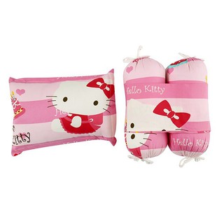 Bộ 02 Gối Chặn + 1 Gối Nằm Đinh Lăng Hút Mồ Hôi Cho Bé Gái( ngẫu nhiên)