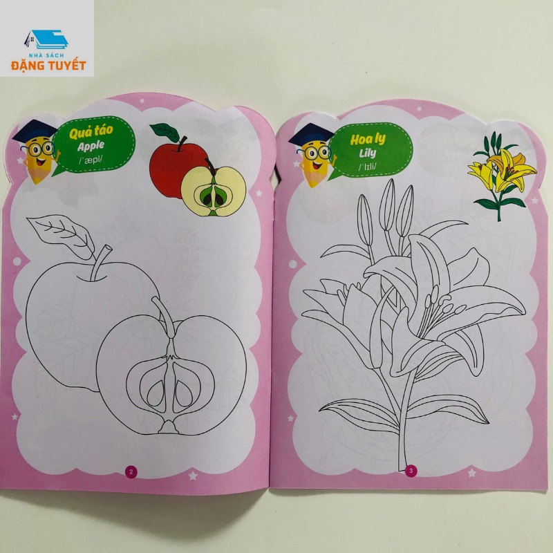 Sách Bé Tô Màu 8 Chủ Đề Khác Nhau