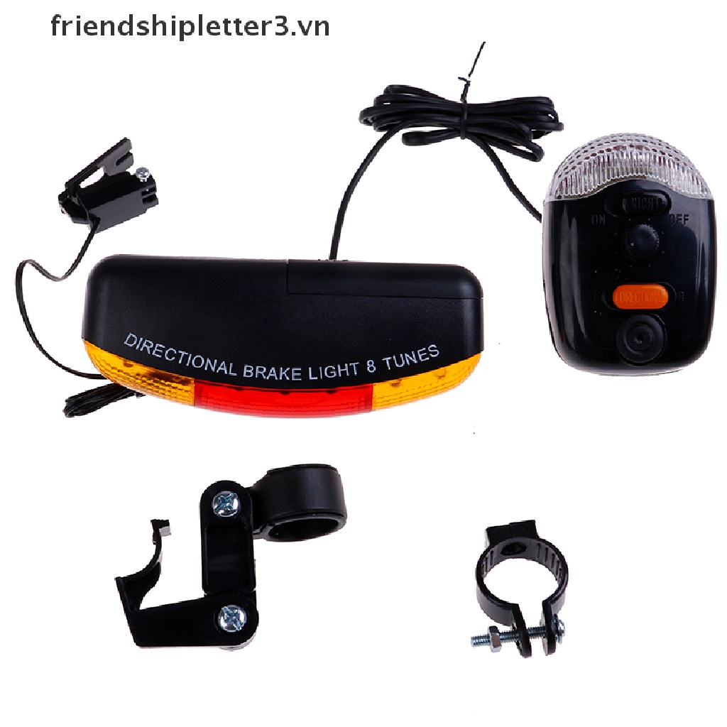 Bộ Đèn Đuôi Xe Đạp Leo Núi + Tín Hiệu Siren + Còi Xe Đạp