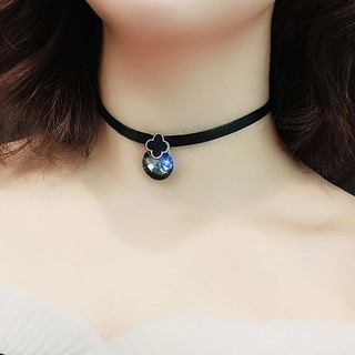 Vòng Choker Đính Đá Phong Cách Hàn Quốc Cho Nữ