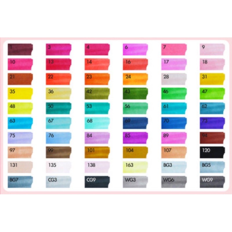 Bộ bút dạ Touchliit/ set marker hai đầu Touch Liit III - bộ 30 màu, 40 màu, 60 màu, 80 màu cho học sinh, sinh viên