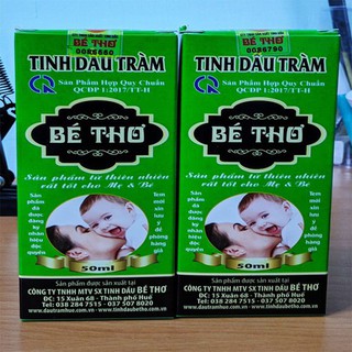 Dầu Tràm Bé Thơ 50ml chuẩn