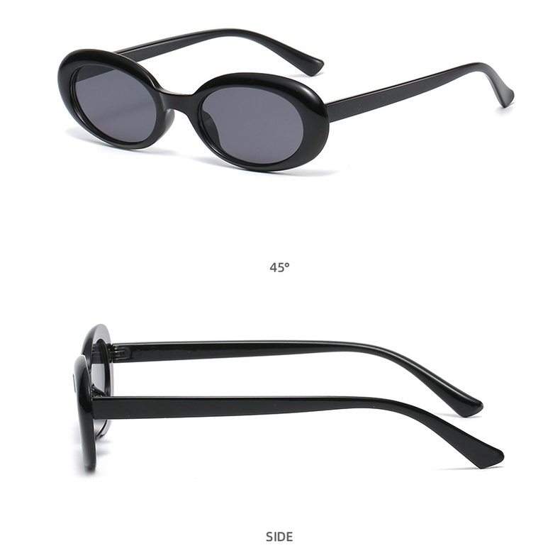 Kính Mát Nữ Gọng Oval Toàn Diện Phong Cách Vintage