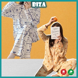 Bộ pijama cao cấp chất lụa gấm tay cộc - quần dài