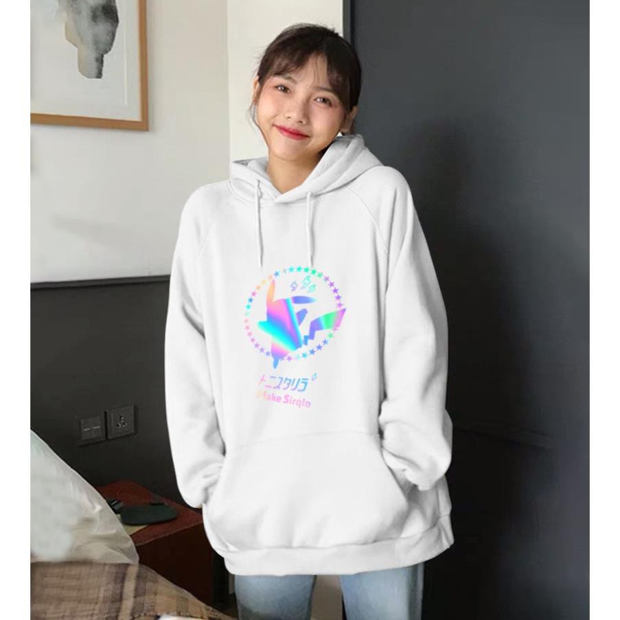Áo Khoác Nỉ Hoodie Phản Quang Pikachu Ngôi Sao [HÀNG BAO ĐẸP] | BigBuy360 - bigbuy360.vn