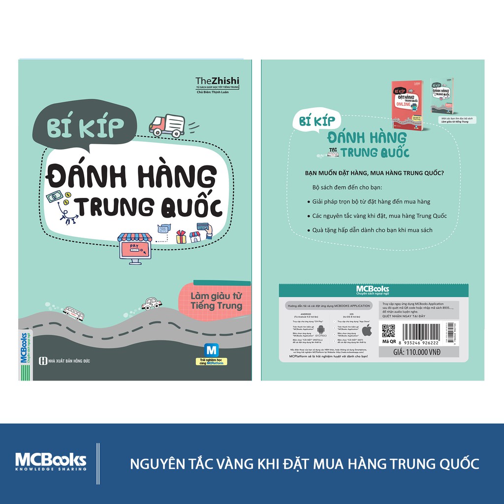 Sách - Làm Giàu Từ Tiếng Trung - Bí Kíp Đánh Hàng Tại Trung Quốc - Học Kèm App Online