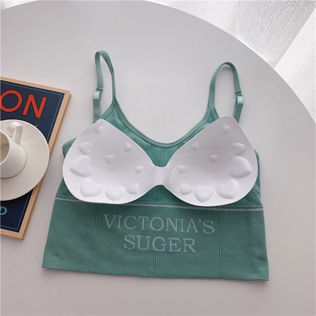Áo Bra Croptop Sugarr Dáng U Cá Tính