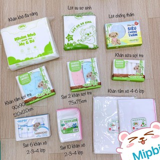 Khăn sữa sợi tre cao cấp - MIPBI