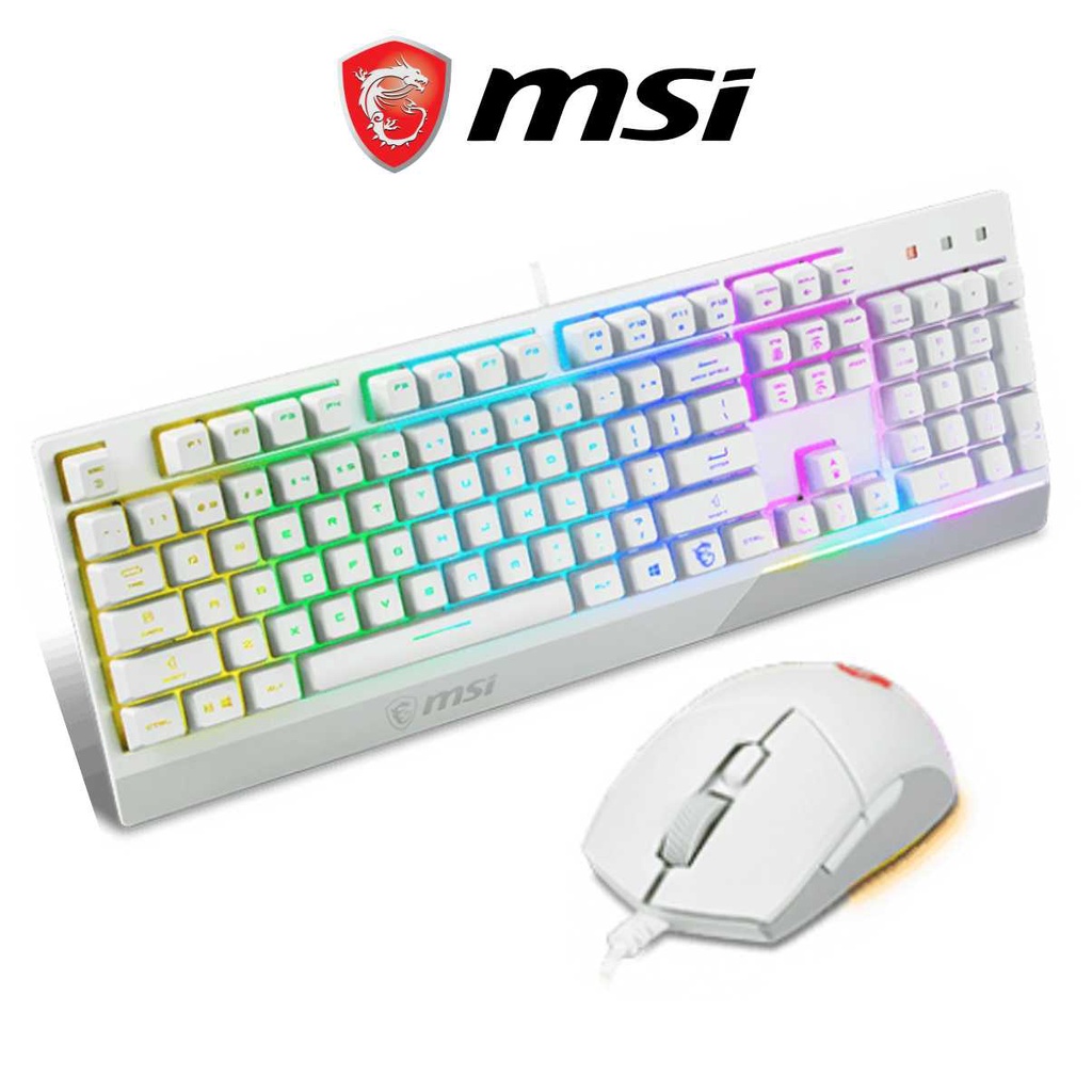 Bộ Bàn Phím Giả Cơ Và Chuột Gaming MSI Vigor GK30 US - Hàng Chính Hãng