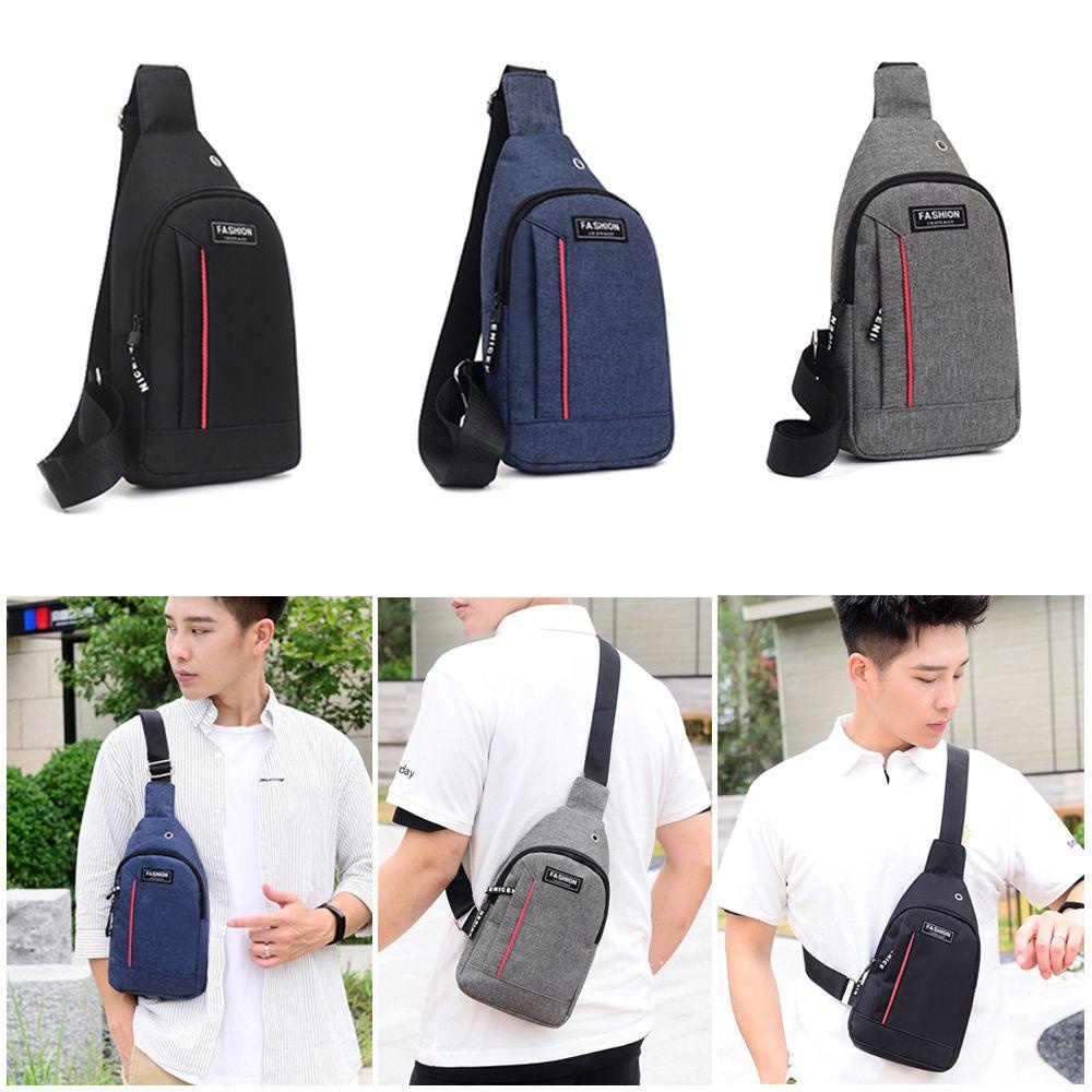 Túi Đeo Chéo Ngực Bằng Vải Oxford Nhẹ Thời Trang Du Lịch Cho Nam