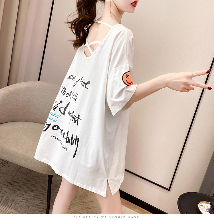 Áo Thun Dáng Rộng Tay Ngắn In Họa Tiết Dễ Thương Thời Trang Cho Nữ 2021 | BigBuy360 - bigbuy360.vn