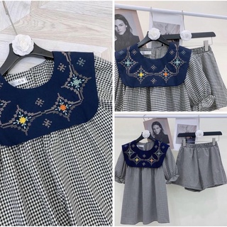Bộ đồ ở nhà bộ ngủ bầu béo sau sinh mặc oke chât đẹp quần có chun tăng chỉnh bụng từ 38-70kg mặc đẹp giá sỉe