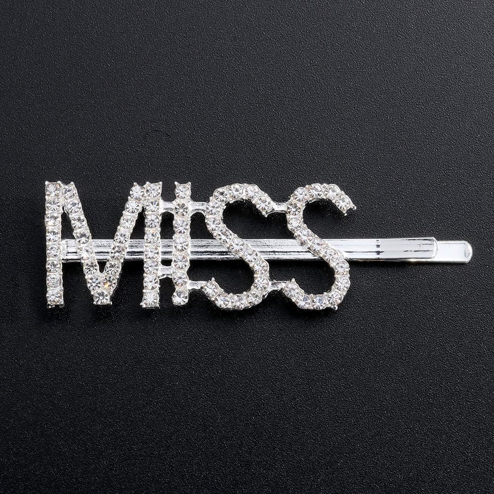 Kẹp Tóc Họa Tiết Chữ Thời Trang Xinh Xắn|Trâm Cài Tóc Cho Nữ