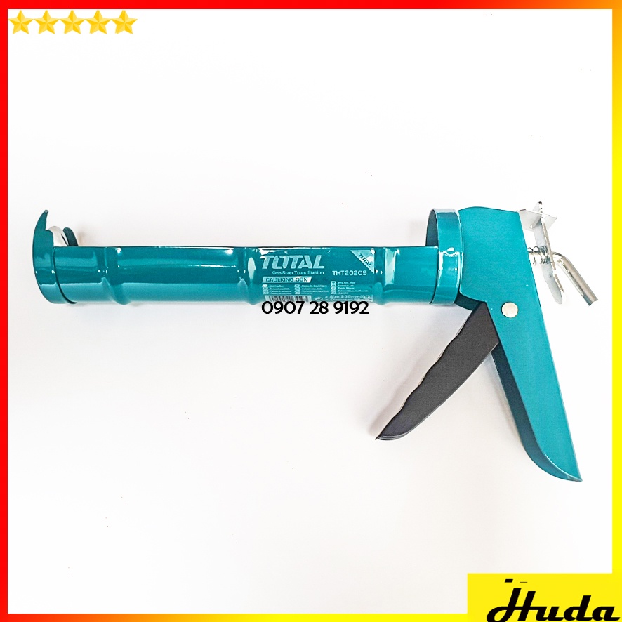 Súng bơm keo silicon Total Ingco dài 235mm 280mm đường kính 55mm thân dày chắc chắn