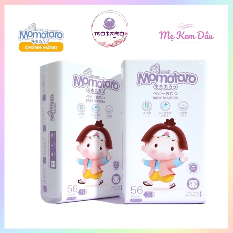 [CHÍNH HÃNG] Tã/Bỉm Quần Momotaro chính hãng Nhật Bản (Đủ size S56/M46/L42/XL39/XXL36/XXXL35)
