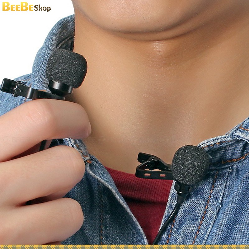 Cặp Micro Cài Áo Cho Điện Thoại Và Máy Ảnh - AriMic Clip-on Dual Lavalier