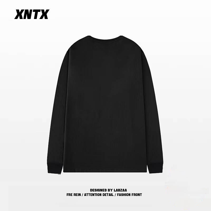 Áo thun dài tay nam in hình chân dung phong cách cổ điển Hip hop đường phố Âu Mỹ thời trang mùa thu