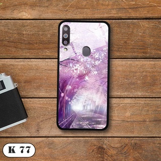 Ốp lưng Samsung Galaxy M30  - Lưng kính 3D