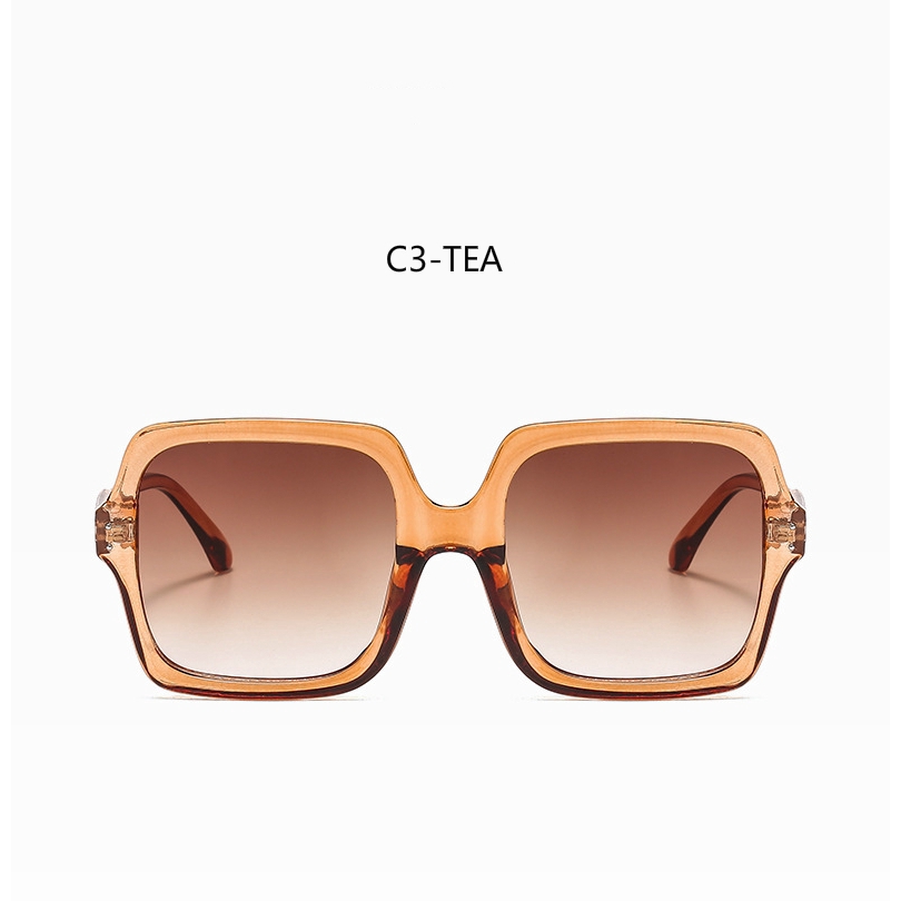 Kính Mát Gọng Kim Loại Vuông Thời Trang Cho Nữ