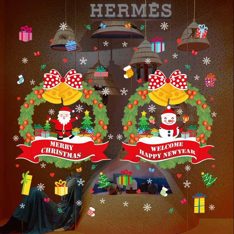 Decal dán kính GIÁNG SINH - NOEL - MERRY CHRISTMAS 02 | BigBuy360 - bigbuy360.vn