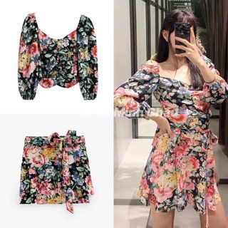 Váy hoa Zara auth canh sale