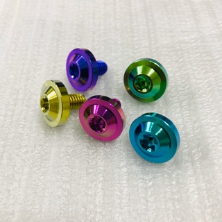 Ốc 6li10 Dù dày lớn Titan GR5 Gắn Carte / hộp sên / dè trước / đầu cốt bánh