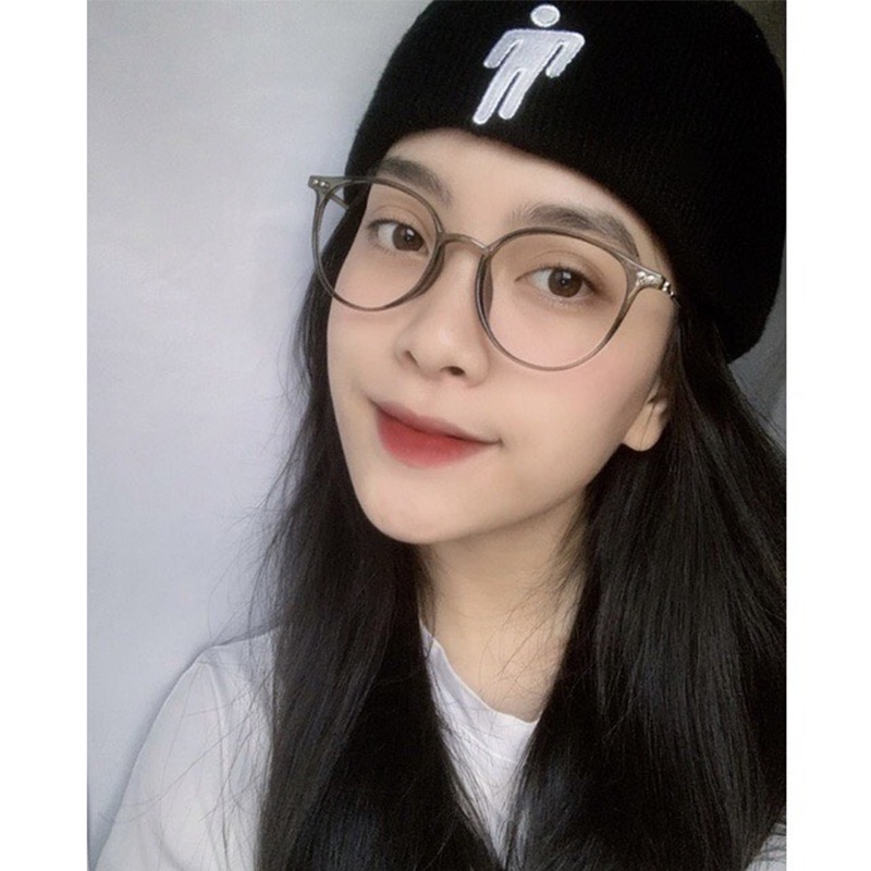 Gọng kính cận thời trang nam nữ nhỏ gọn phong cách Hàn Quốc kính mát nữ nhẹ nhàng thanh lịch chụp ảnh kỷ yếu đẹp 090.