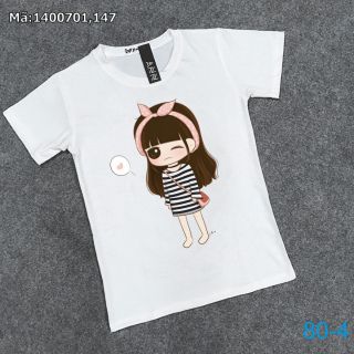 Áo in hình chibi siêu cute cho các bạn gái, mẹ và bé nhé👨‍👩‍👧‍👦_ Chất cotton cao cấp, đủ size và màu 🔜 Kéo sang xem