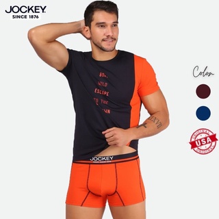 Combo 02 Áo Phông Nam Jockey Cotton Pima Ngắn Tay In Chữ Mềm Mại Cao Cấp - JUMT0318