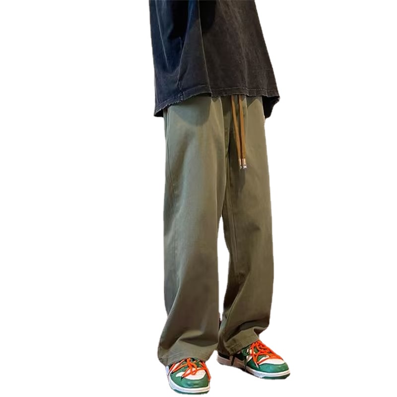 Quần Dài Lưng Thun Ống Rộng Thời Trang Hàn Quốc Cho Nam