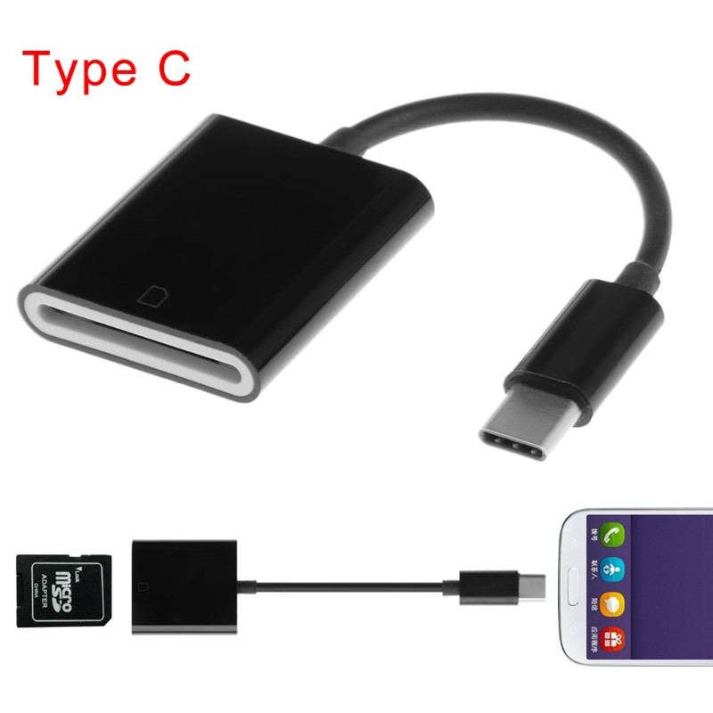 Cáp OTG chuyển đổi USB Type C sang SD chuyên dùng cho điện thoại Android