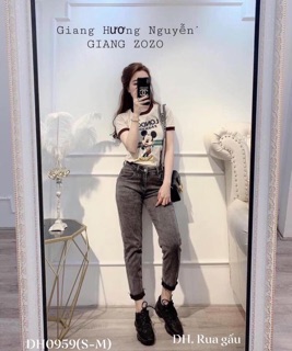 Quần baggy bò rua gấu -DH