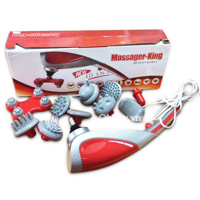 [FREESHIP] Máy massage cầm tay 10 đầu King Massager