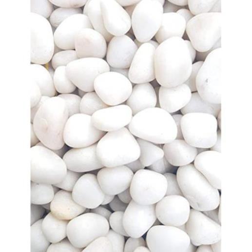 Đá sỏi to màu trắng bịch 500gr