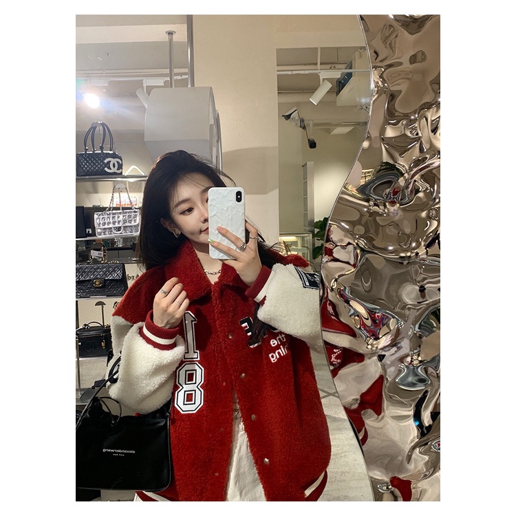 Áo Bomber Lisa 1886 BabyRed FW21