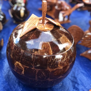 [TẶNG ẤM TRÀ] [Có Video] Bình giữ nhiệt gáo dừa Vỏ giữ ấm trà bằng trái dừa, gáo dừa - DANH DUA SHOP