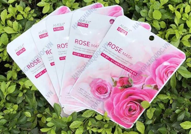 MẶT NẠ HOA HỒNG Hàn QUỐC  TX1