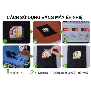 Miếng dán nhiệt trang trí quần áo offset offset hình Mafia