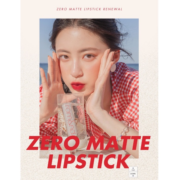 Son môi Romand Zero Matte chính hãng(Hàn Quốc) (20 colors)